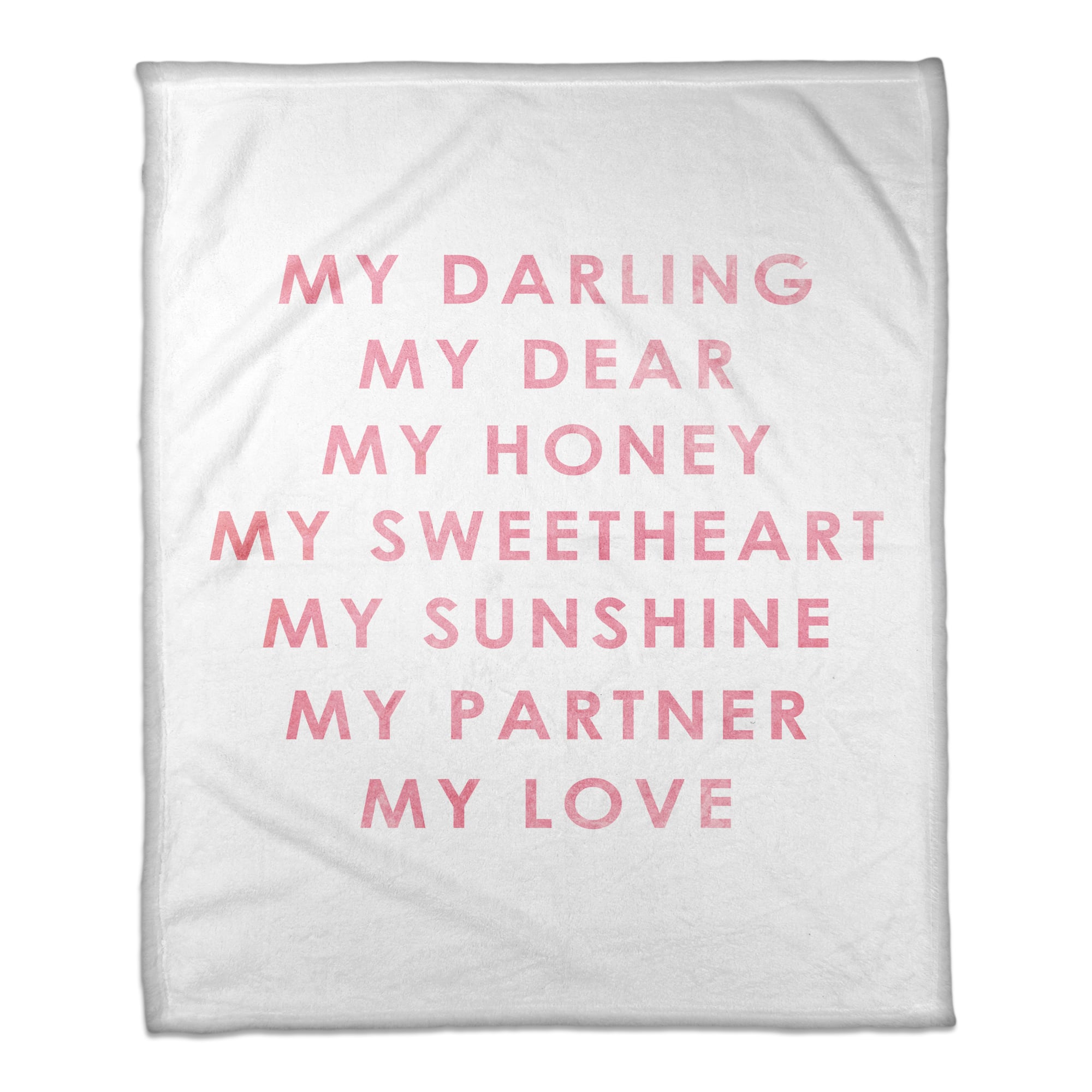 My Darling My Love Throw Blanket